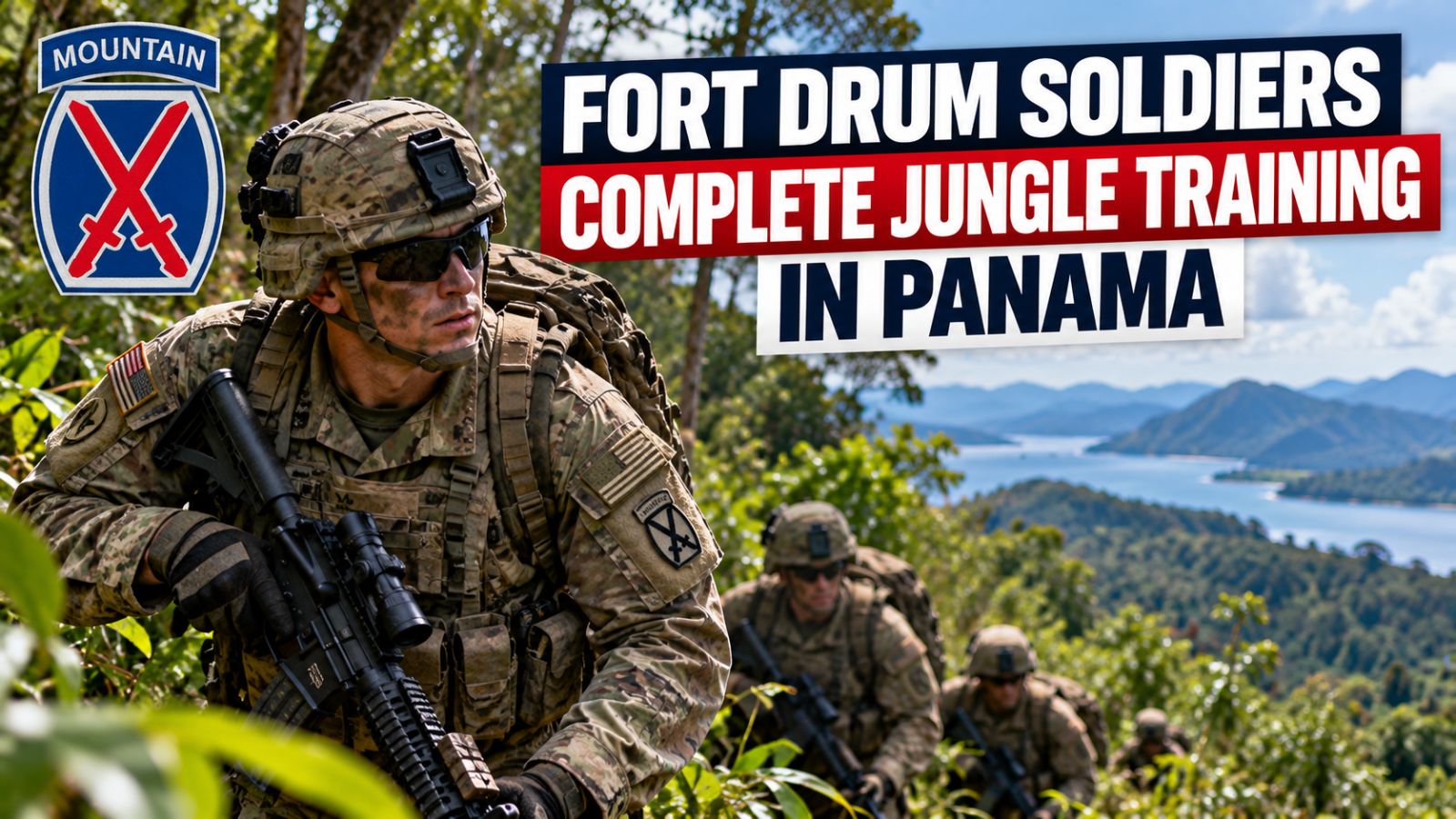 Submitted photo for: Fort Drum soldiers complete jungle training course in Panama