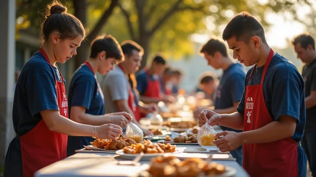 Editorial illustration for: Carthage football fundraiser sells 674 dinners