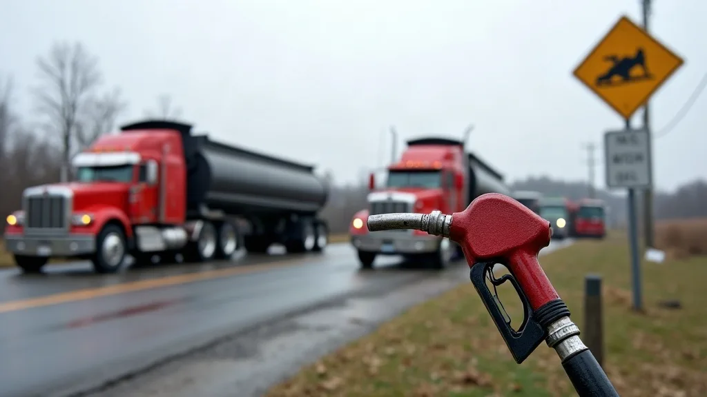 Editorial illustration for: Gray warns New York drivers not to use dyed diesel on public roads