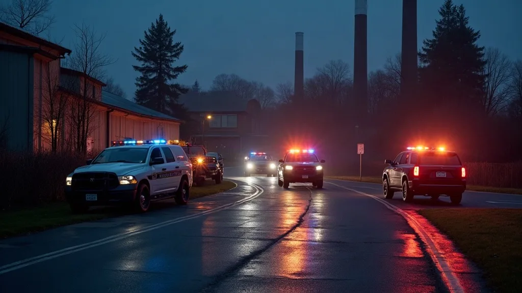 Editorial illustration for: Harrisville man charged after reported paper mill burglary
