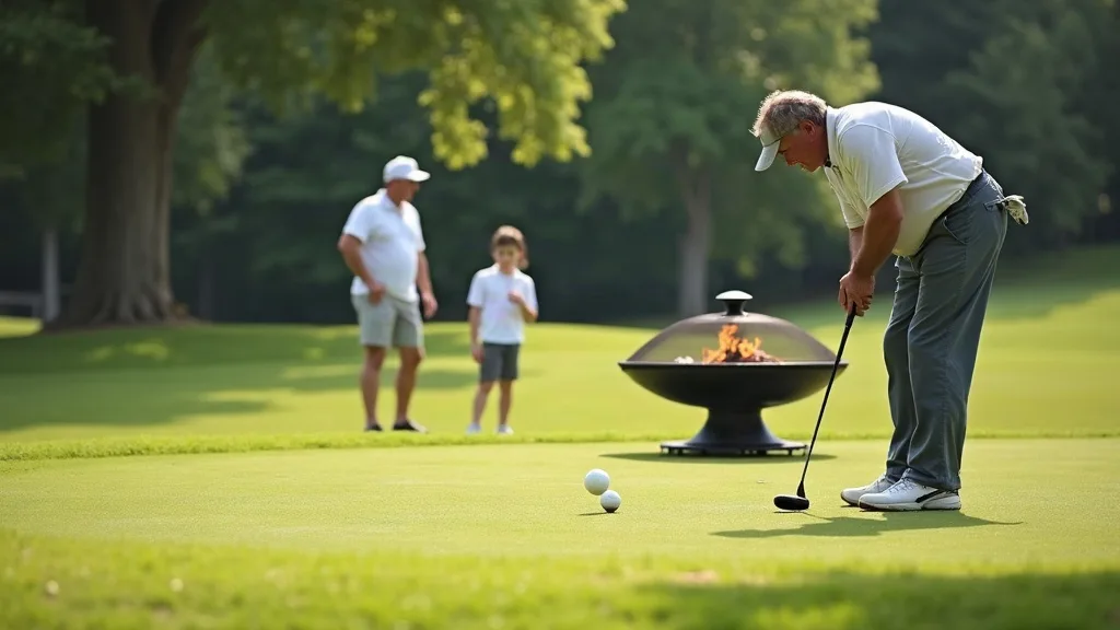Editorial illustration for: LaPointe takes putting contest at Potsdam Chamber golf tournament