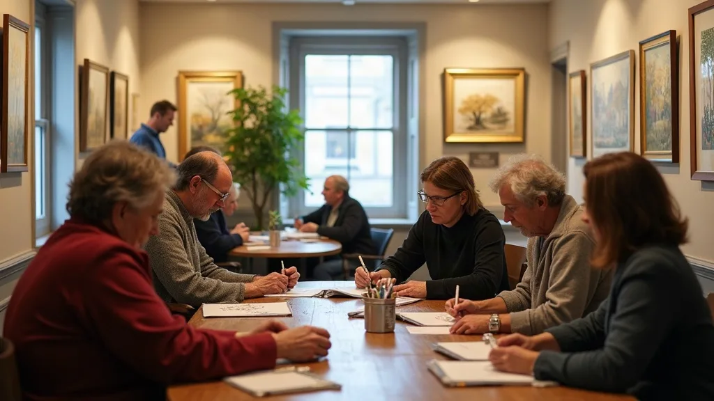 Editorial illustration for: Massena Artists Association opens annual membership drive