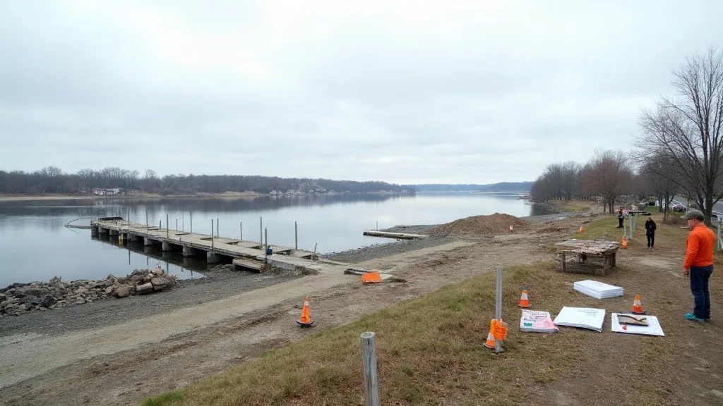 Editorial illustration for: Ogdensburg advances proposal for waterfront boat facility at Diamond site