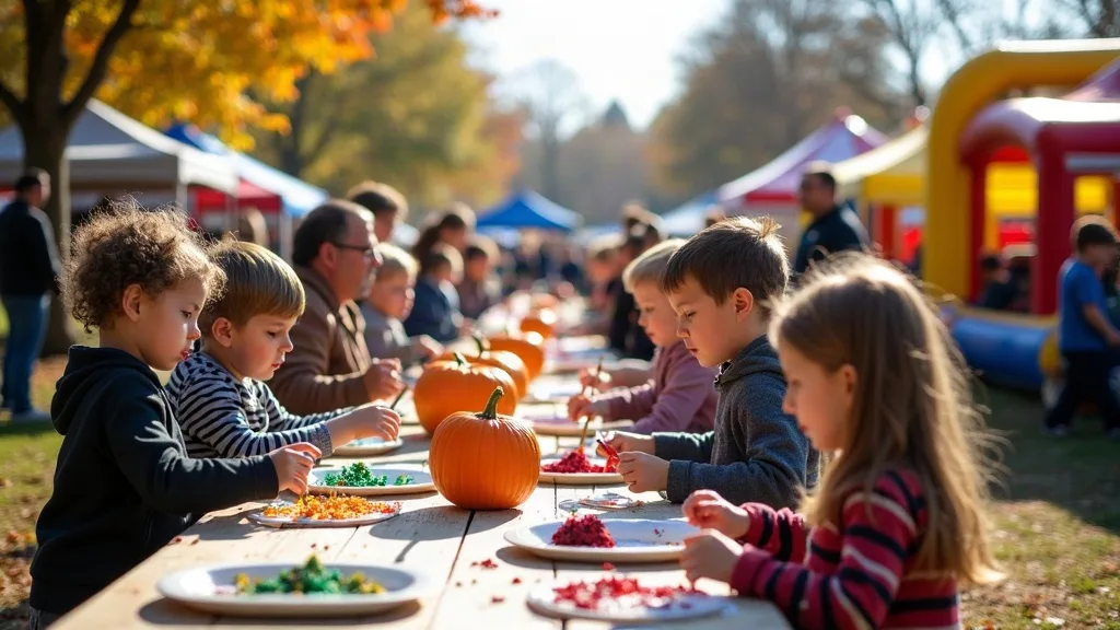 Editorial illustration for: Ogdensburg Fall Fest featured activities, music and vendors