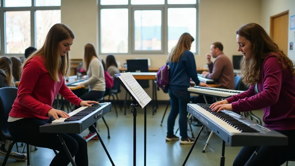 Editorial illustration for: Potsdam school music program receives first instruments from Maresca gift