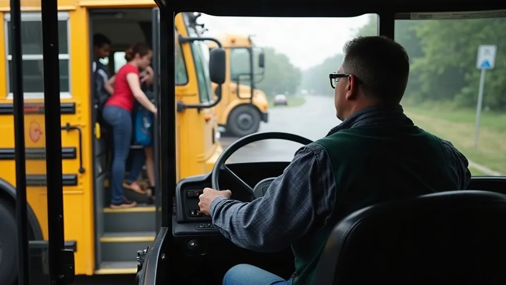 Editorial illustration for: School bus driver shortages continue as longtime drivers cite job’s rewards