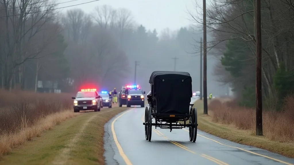 Editorial illustration for: Two killed, others injured in buggy crash in Canton