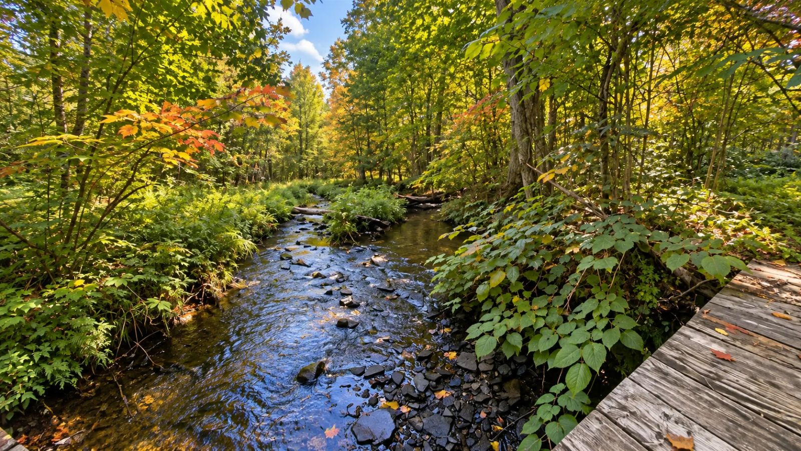 Deep woods in Winona State Forest